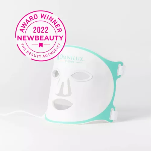 LED light acne mask Omnilux CLEAR